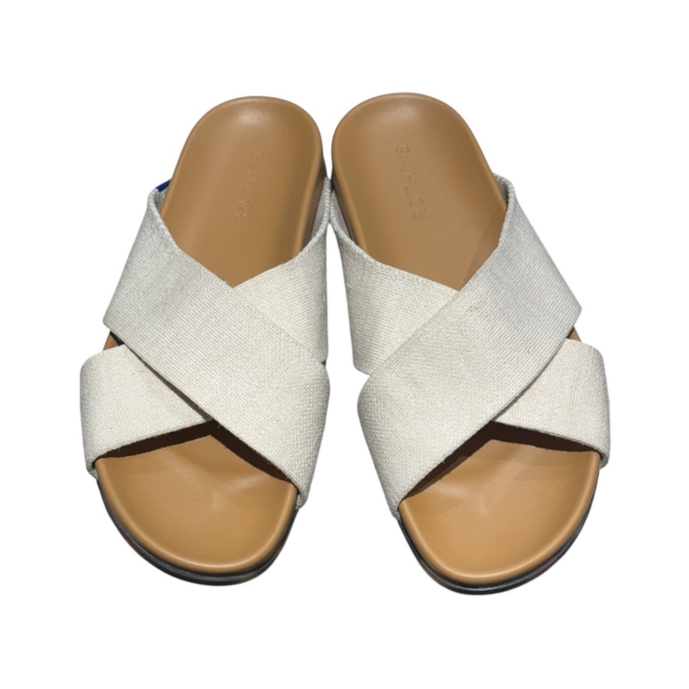 Rothy's The Weekend Slide in Hemp Oat SIze 8.5